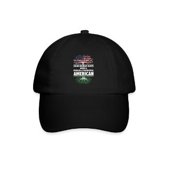 Born Saudi Arabian Saudi Arabia American USA - Baseball Cap - black/black - Front