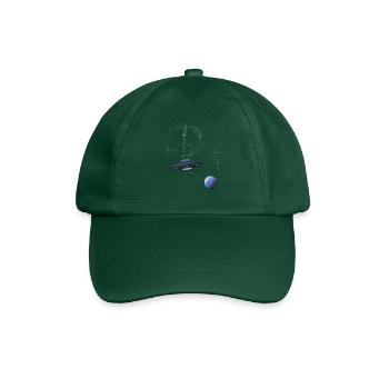 UFO PEACE Star Clusters - Baseball Cap - bottle green - Front