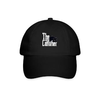 Cat Dad The Catfather Crazy Cat Father Kitty Daddy - Casquette classique - noir/noir - Devant