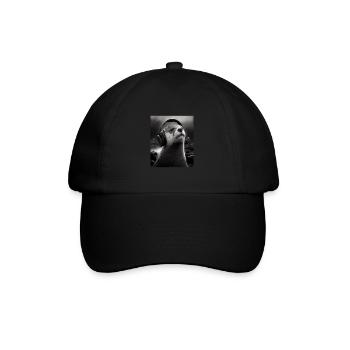 Musicien Animal Propriétaires d’animaux Loutre Amoureux de la musique - Casquette classique - noir/noir - Devant
