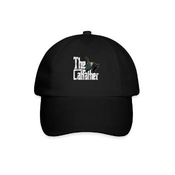 Cat Dad The Catfather Crazy Cat Father Kitty Daddy - Casquette classique - noir/noir - Devant