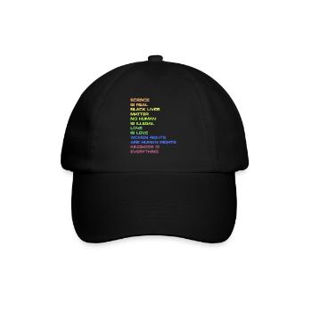Black Lives Matter Women's Rights Africa - Baseball Cap - black/black - Front