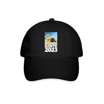 Pension 2023 Beach Pixel Coconut Cocktail - Baseball Cap - black/black - Front