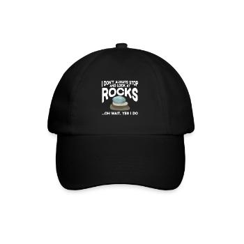 Géologue de la géologie collectrice de roches - Casquette classique - noir/noir - Devant