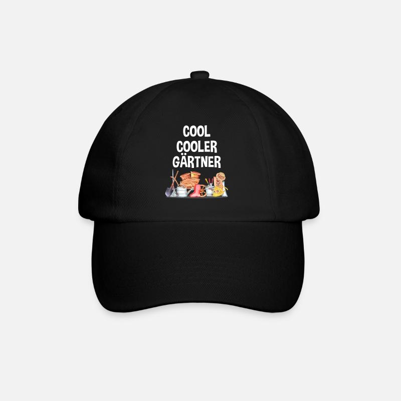 Garten Lustiger Spruch Hobby Gärtner Geschenkidee - Baseballkappe - Schwarz/Schwarz