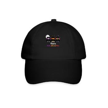 Joyeux Noël HelloThanksMas Halloween - Casquette classique - noir/noir - Devant
