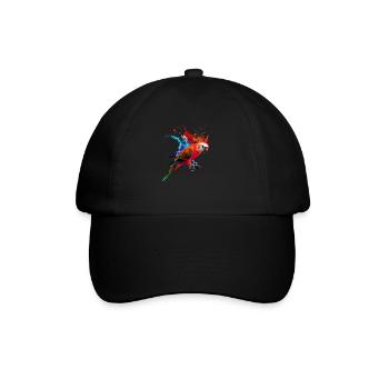 Parrot - Color explosion - Baseball Cap - black/black - Front