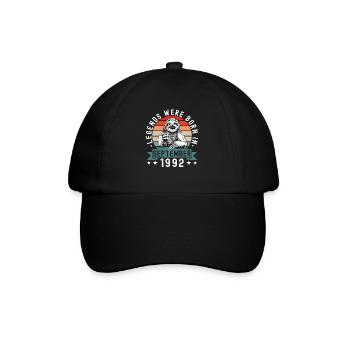 Legends Were Born In September 1992 Faultier Sloth - Baseball Cap - black/black - Front