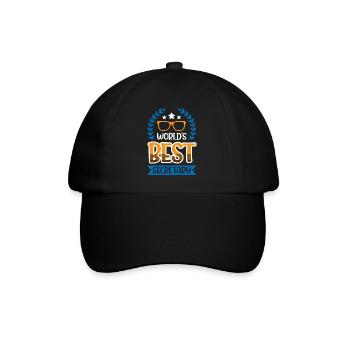 Die beste Sekretärin der Welt - Baseballkappe - Schwarz/Schwarz - Vorne