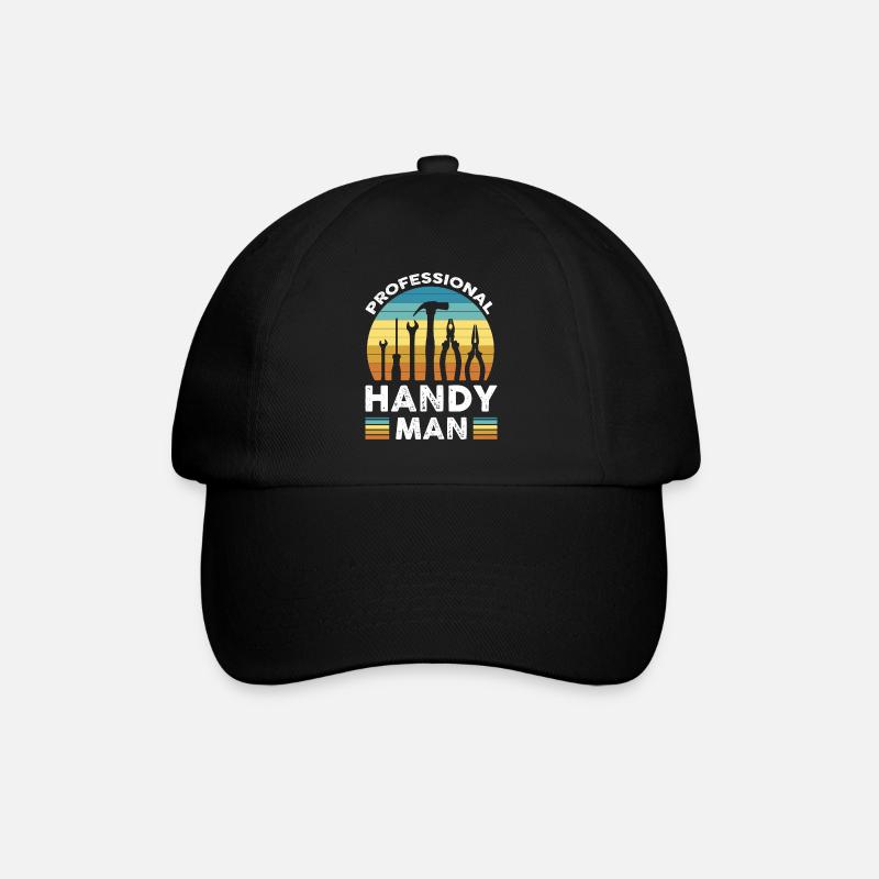 Professional Handyman - Baseball Cap - black/black