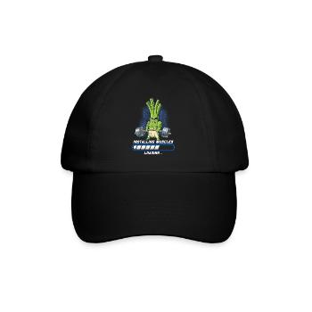Leek Building Muscles Musculation Fitness Gym - Casquette classique - noir/noir - Devant
