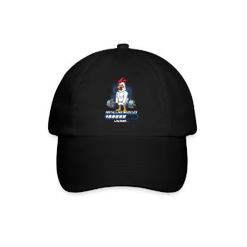 Rooster Muscle Building Musculation Fitness Gym - Casquette classique - noir/noir - Devant