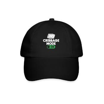 Cribbage Mode On Shirt Cadeau - Casquette classique - noir/noir - Devant