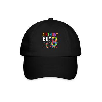 Blocs de construction enfant anniversaire 14 ans - Casquette classique - noir/noir - Devant
