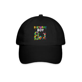 Blocs de construction enfant anniversaire 14 ans - Casquette classique - noir/noir - Devant