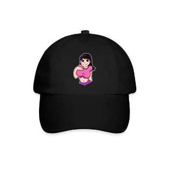 Anime - Casquette classique - noir/noir - Devant