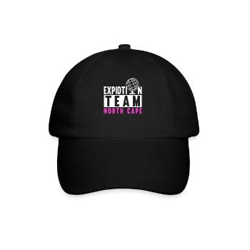 North Cape team tour design - Baseball Cap - black/black - Front