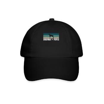 Doberman > humains Dobermans Doberman chiens - Casquette classique - noir/noir - Devant