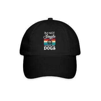 Dog Owner Gift Dog Lover - Baseball Cap - black/black - Front