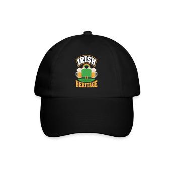 Le patrimoine irlandais célèbre la Saint-Patrick de l’Irlande - Casquette classique - noir/noir - Devant