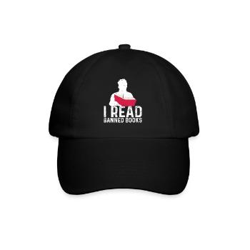 J’ai lu des livres interdits 60 - Casquette classique - noir/noir - Devant