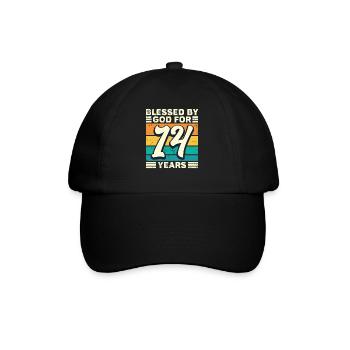 14 Geburtstag Geschenk Jahre Lustig Spruch - Baseballkappe - Schwarz/Schwarz - Vorne