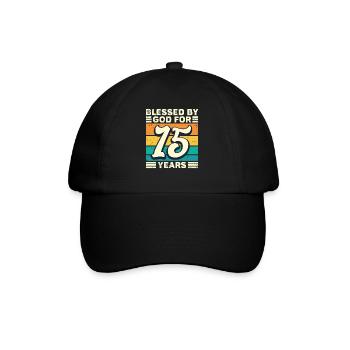 15 Birthday Gift Years Funny Saying - Baseball Cap - black/black - Front
