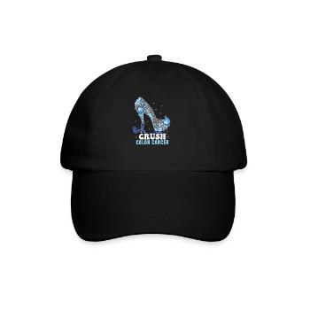 Femmes Combattantes contre le cancer du côlon - Casquette classique - noir/noir - Devant