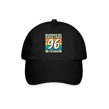 96 années de cadeaux d’anniversaire drôle de dicton - Casquette classique - noir/noir - Devant