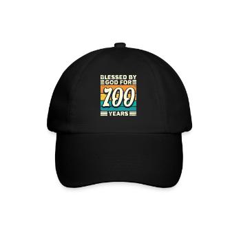 100 Birthday Gift Years Funny Saying - Baseball Cap - black/black - Front