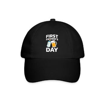 Première fête des pères - Casquette classique - noir/noir - Devant