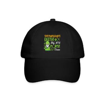 Manigances avec mon équipe d’infirmières aux soins intensifs - Casquette classique - noir/noir - Devant
