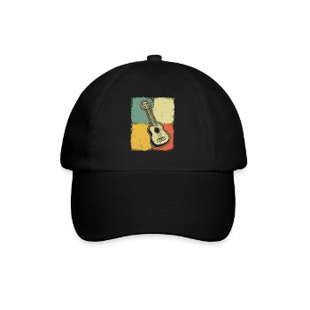 Ukulele Ukulele Player Ukulelist - Baseball Cap - black/black - Front