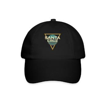 Santa Cruz Surfing - Baseballkappe - Schwarz/Schwarz - Vorne