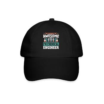 I'm Chemical Engineer Chemical Engineering Chemist - Baseball Cap - black/black - Front