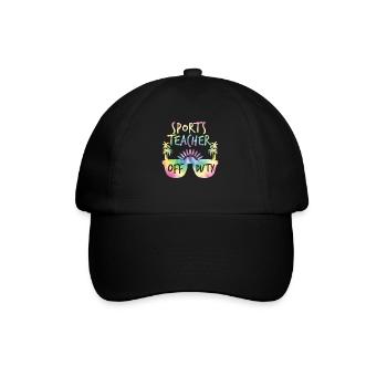 Holidays Sports Teacher Out of Service Sports Teacher - Baseball Cap - black/black - Front