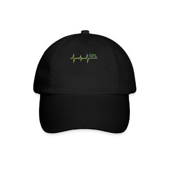 Accessoires de handball motif handball - Casquette classique - noir/noir - Devant