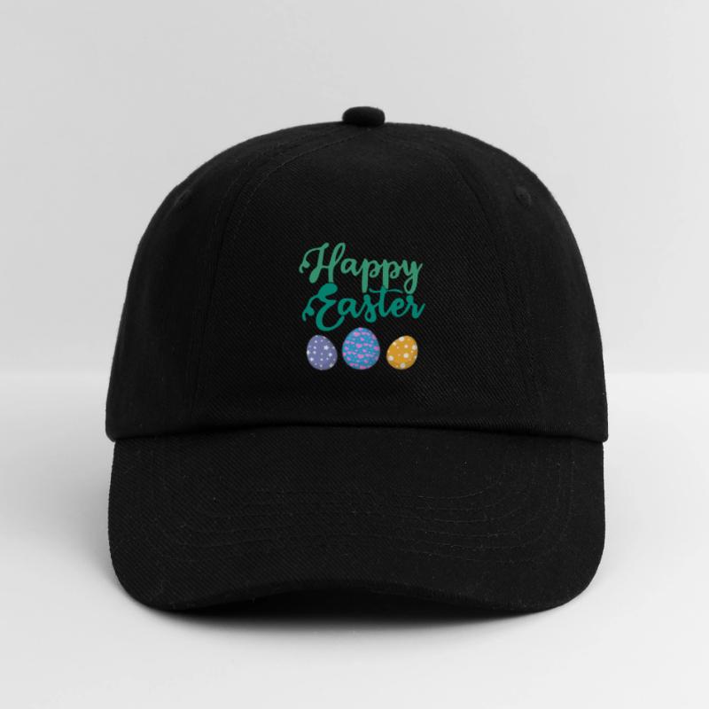 Happy Easter Funny Easter Rabbit Easter Eggs Baseballkappe