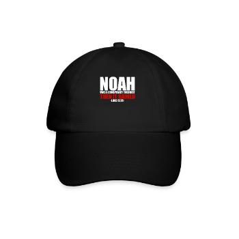 Noah Verschw�rungstheoretiker dann regnete er Luka - Baseballkappe - Schwarz/Schwarz - Vorne
