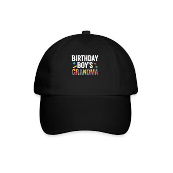Birthday Kids Grandma Building Blocks - Casquette classique - noir/noir - Devant