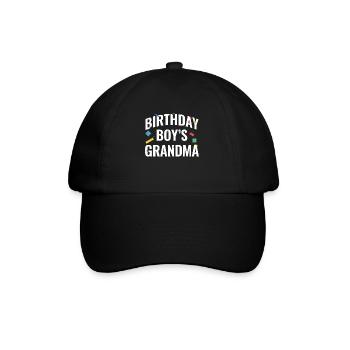 Birthday Kids Grandma Building Blocks - Baseball Cap - black/black - Front