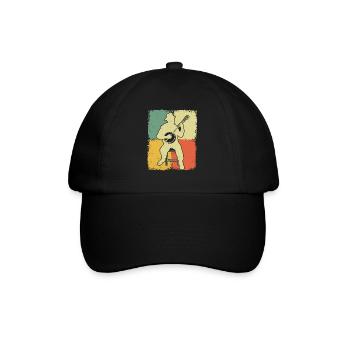 Banjo Banjo joueur Banjoïste - Casquette classique - noir/noir - Devant