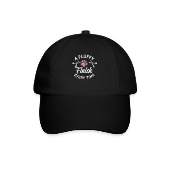 Niedliches Hundefriseur T-shirt - Baseballkappe - Schwarz/Schwarz - Vorne