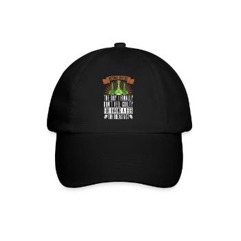 Bier Tag Tag des Bieres Bierliebhaber Biertrinker - Baseballkappe - Schwarz/Schwarz - Vorne