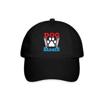 Dog Barber Pet Groomer Pet Salon Fur Artist - Casquette classique - noir/noir - Devant