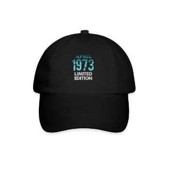 April 1973 Limited Edition - Baseballkappe - Schwarz/Schwarz - Vorne