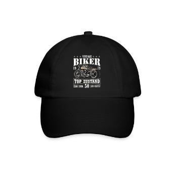 "Rankingkeyword" Thema Spruch Empfänger - Baseballkappe - Schwarz/Schwarz - Vorne