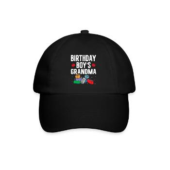 Birthday Kids Grandma Building Blocks - Casquette classique - noir/noir - Devant