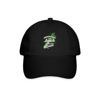 Verneigt Euch Der Lauch Betritt Den Raum - Baseballkappe - Schwarz/Schwarz - Vorne