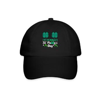 I put the double D's in St. Paddys Day - Baseballkappe - Schwarz/Schwarz - Vorne